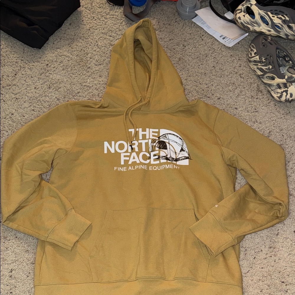 The North Face Men's Mustard Hoodie
